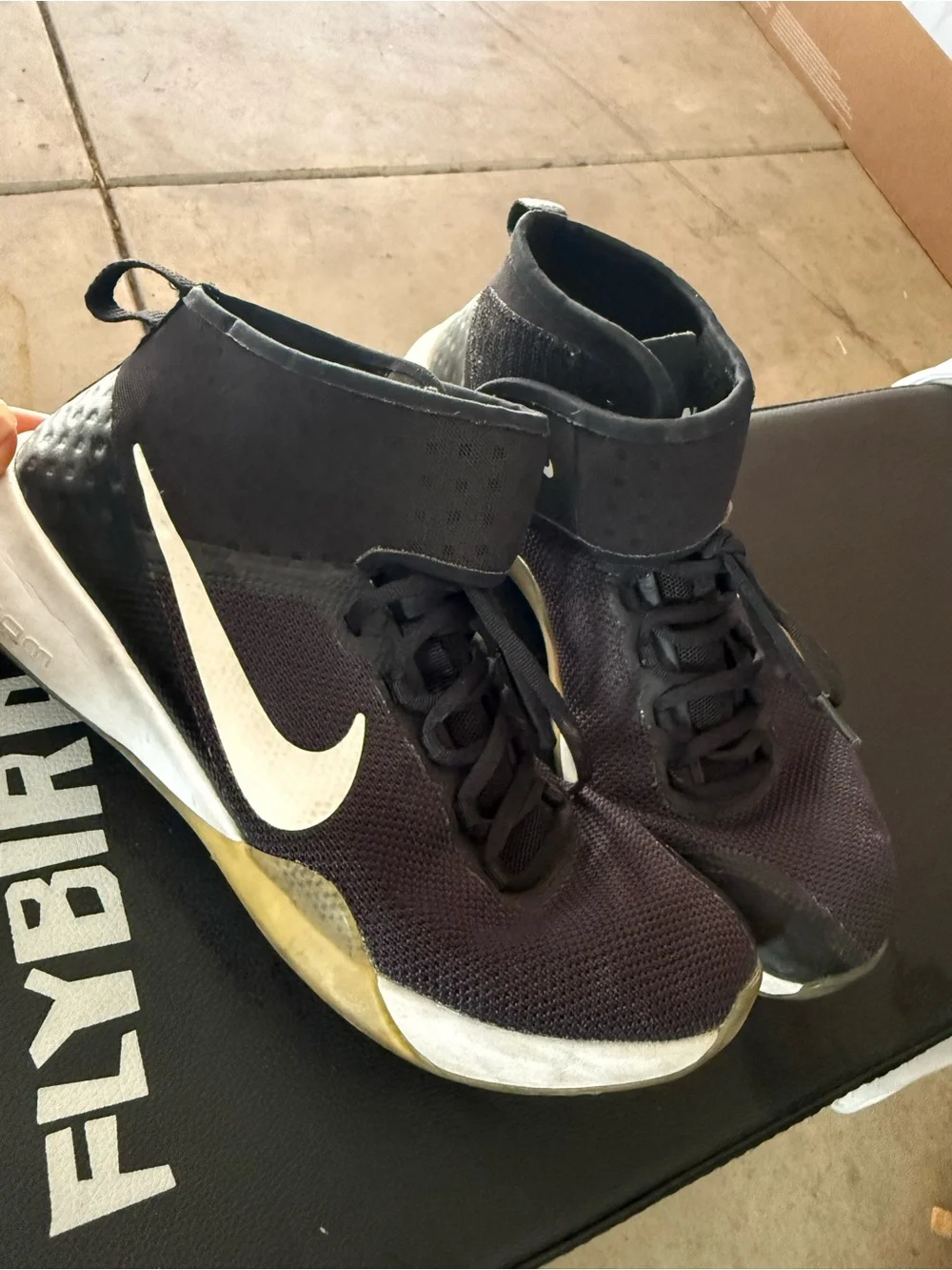 Nike Black White High-Top Women's Sneakers